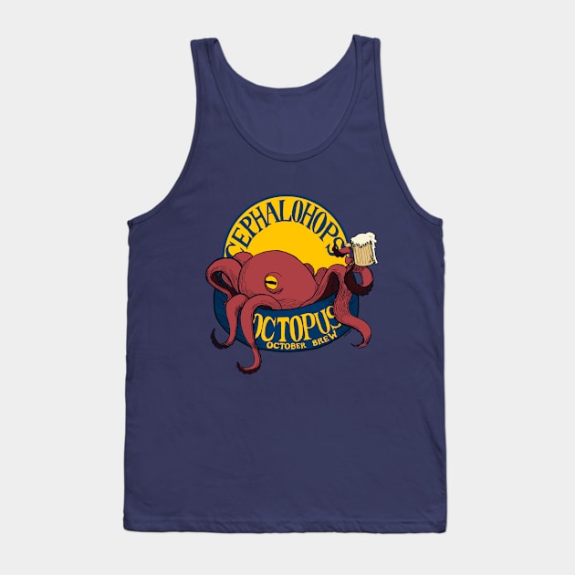 Octopus October Brew Tank Top by MoBo